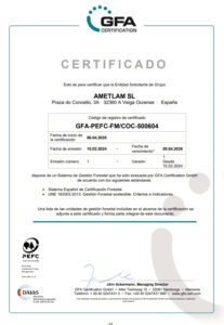 Certificado fsc ametlam
