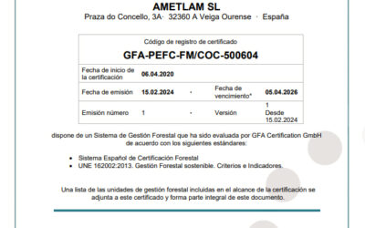 Certificado fsc ametlam